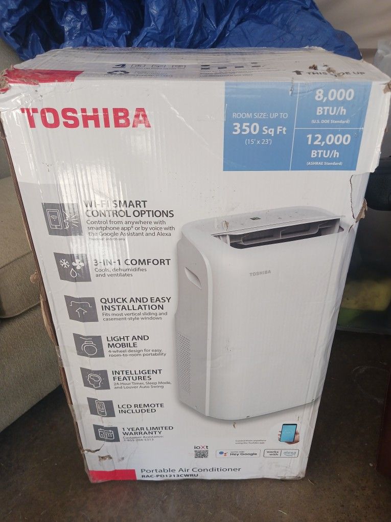 New Toshiba Ac Unit 12,000 Btu Free Delivery