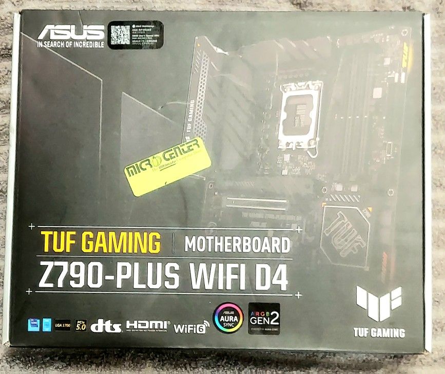 Tuf Gaming Motherboard Z790 WiFi Brand New Unopened