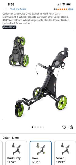 Caddytek Caddylite Golf push cart