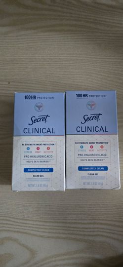 Secret Clinical 100HR Deodorant – 2 Pack – NEW & SEALED