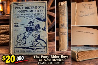 Vintage 1910 The Pony Rider Boys in New Mexico – Frank Gee Patchin – $20 OBO