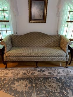 Camel back couch