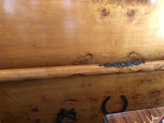 Antique reproduction sleigh bed frame