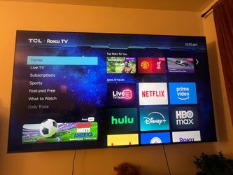 TCL 75 inch LED 4k TV
