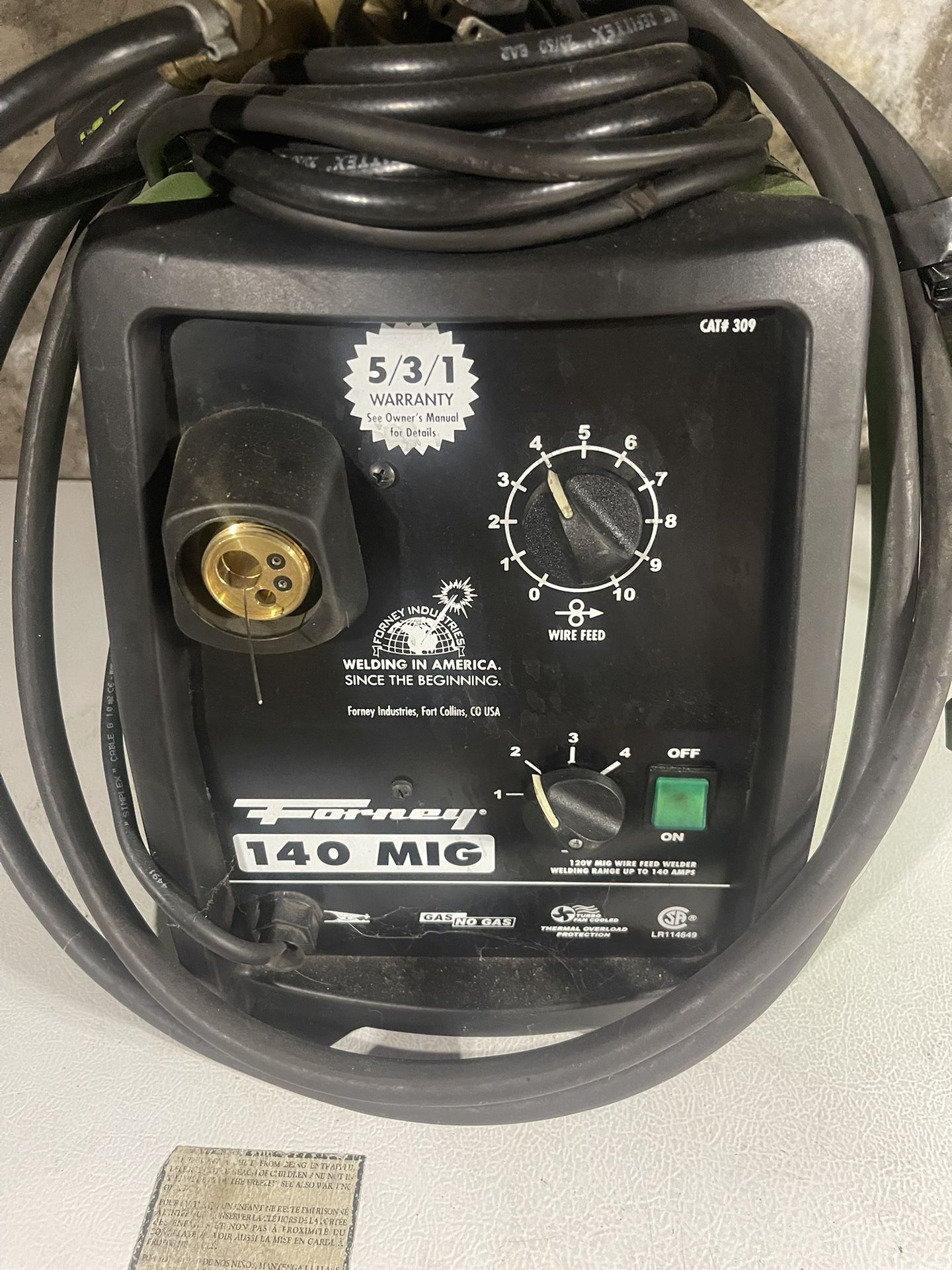 Forney Mig 140 Welder