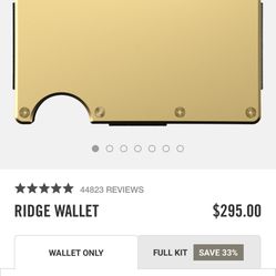Ridge 24k Gold Wallet