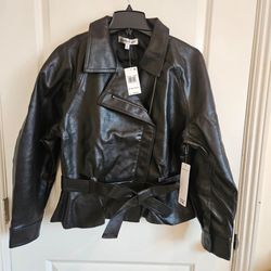 Madden Girl Faux-Leather Jacket (Large) — $35