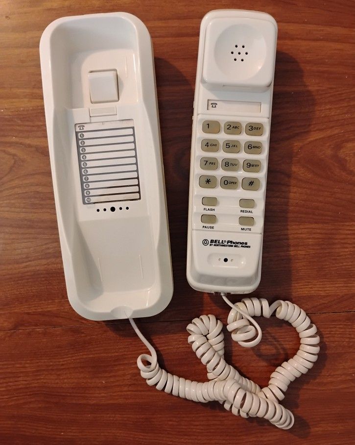 Vintage Phone By NorthWestern Bell Slim Line Telephone Not tested - 1980's