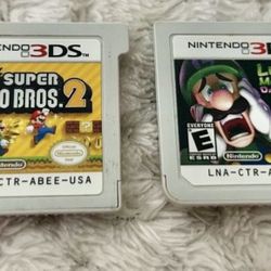 2 Nintendo 3DS games, Mario & Luigi. $20 gets both