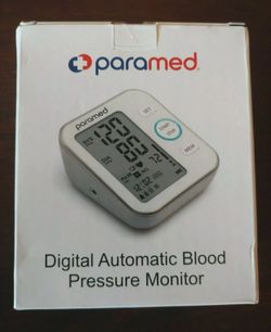 Paramed Automatic Upper Arm Bp Machine & Pulse Rate Monitoring Meter
