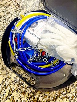 Snow Tire Chains Auto Tightening Better Traction