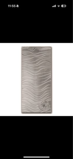 1oz Silver Star Wars Mandalorian Beskar Silver Bullion Bar