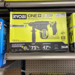 Ryobi 18v Brushless 1” SDS plus Rotary Hammer 