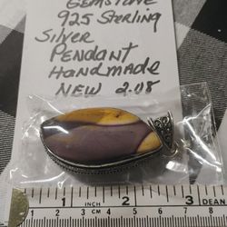 Mookaite Gemstone 925 Sterling Silver 2.8