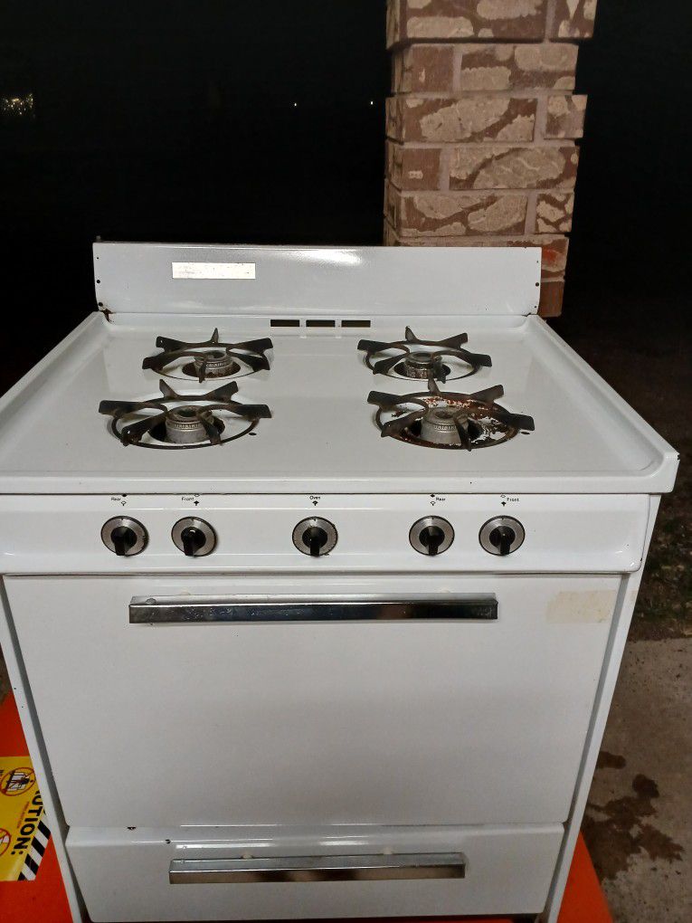 Stove With Gas Tank