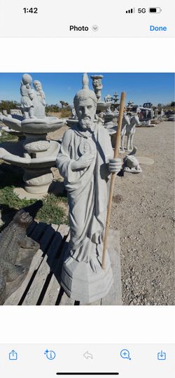 New San Judas made out of cement