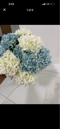 Plastic Flowers Hydrangeas $10 the full Set