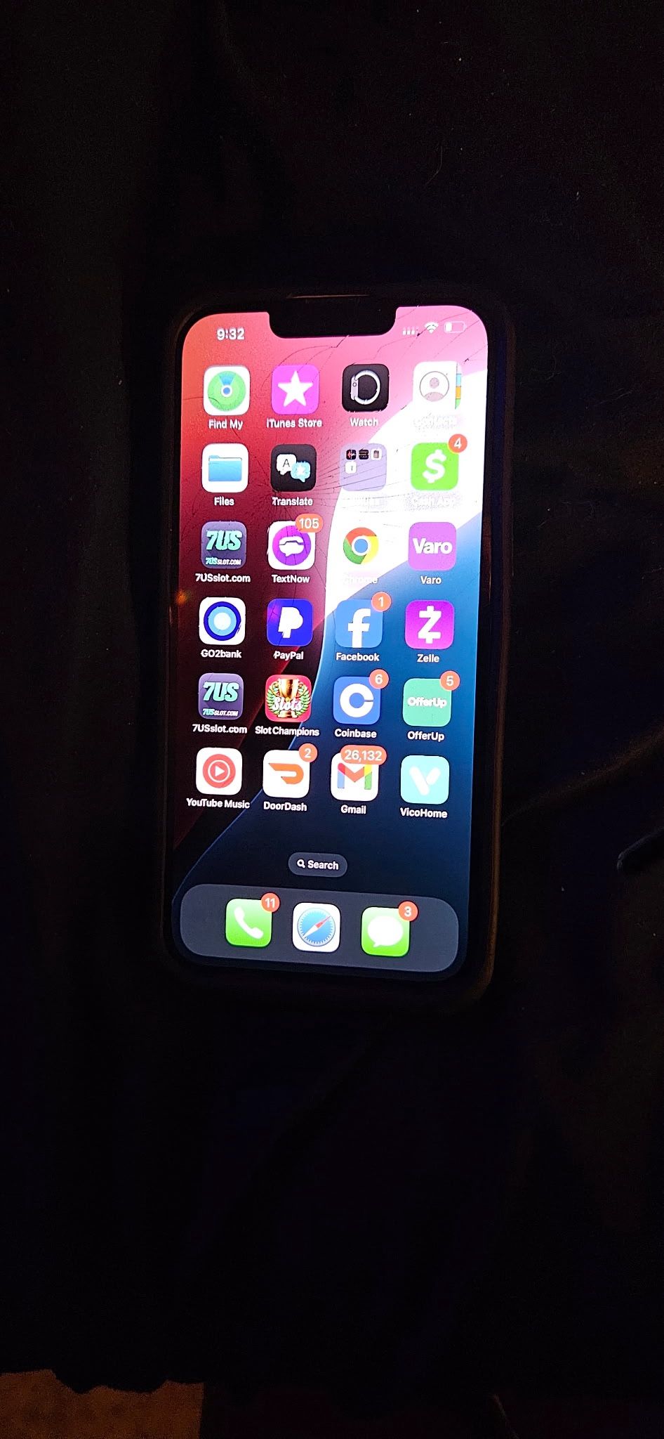 iPhone 13 128G Cracked Back Unlocked Works Great