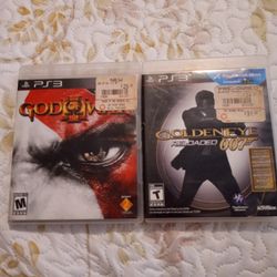 God Of War+Golden Eye Ps3 Games
