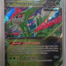 New!!2024 Pokemon 25/162 Iron Leaves Ex