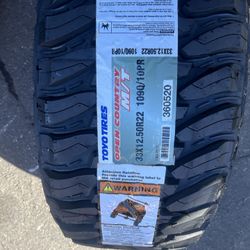 33x12.50R22 Toyo M/T