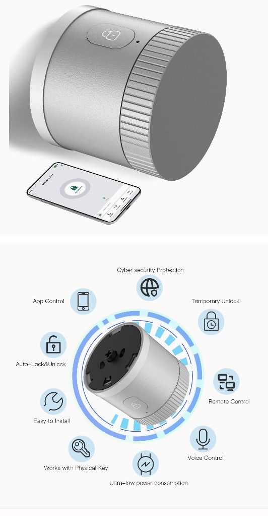 New Wifi Smart Door Lock Keyless Entry (Great For Airbnb)
