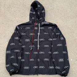 Moncler Black Windbreaker Mikael Giubbotto Jacket Size 4 Extra Large Lightly Used