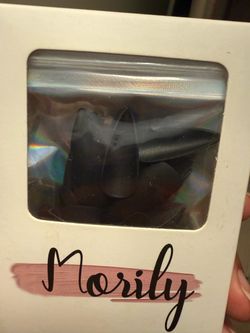 24-Piece Black Press-On Nails