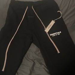 Fear Of God black essential pants