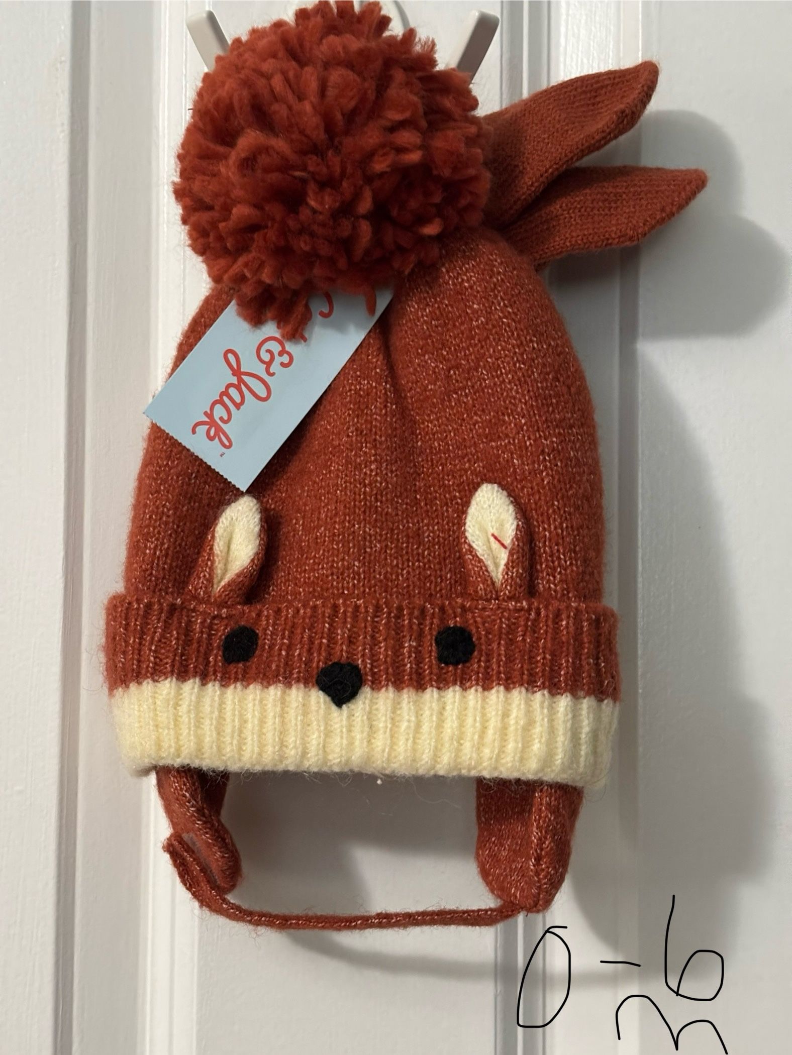 New Baby Warm Beanie&Gloves (0-6)