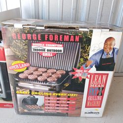 George Foreman Grill And Stand. Brand New