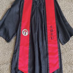 sdsu stole and medallion zipper pull (2021)