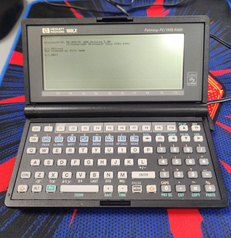 Vintage HP 100xl Palmtop