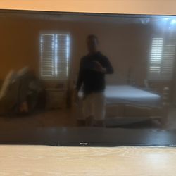 Sharp Aquos 60” Smart TV with Wall Mount