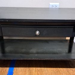 Small Black Table With Drawer