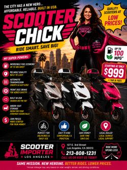 🏍️ Rappi 50cc Scooter – Stylish, Fuel Efficient & Ready to Ride!
