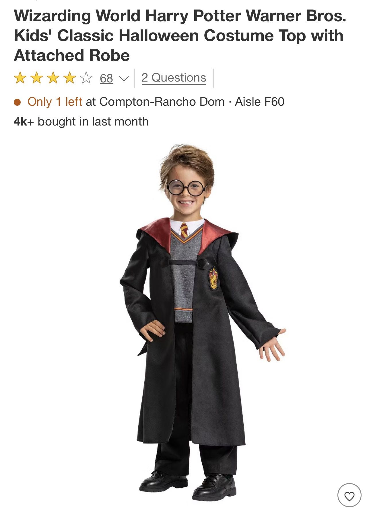 Halloween Costume Robe 