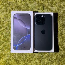 iPhone 16 Pro | 128GB | Black Titanium | Factory Unlocked