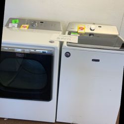 WHIRLPOOL DRYER AND WASHER MEDB835DW MVWB835DW