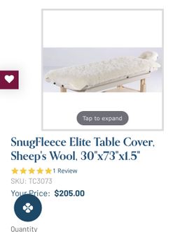 20% OFF  6  Sheepskin Table Covers