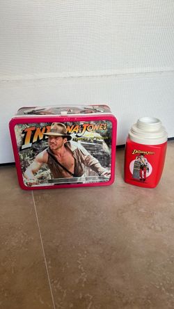 Indiana Jones Temple of Doom Thermos lunch box
