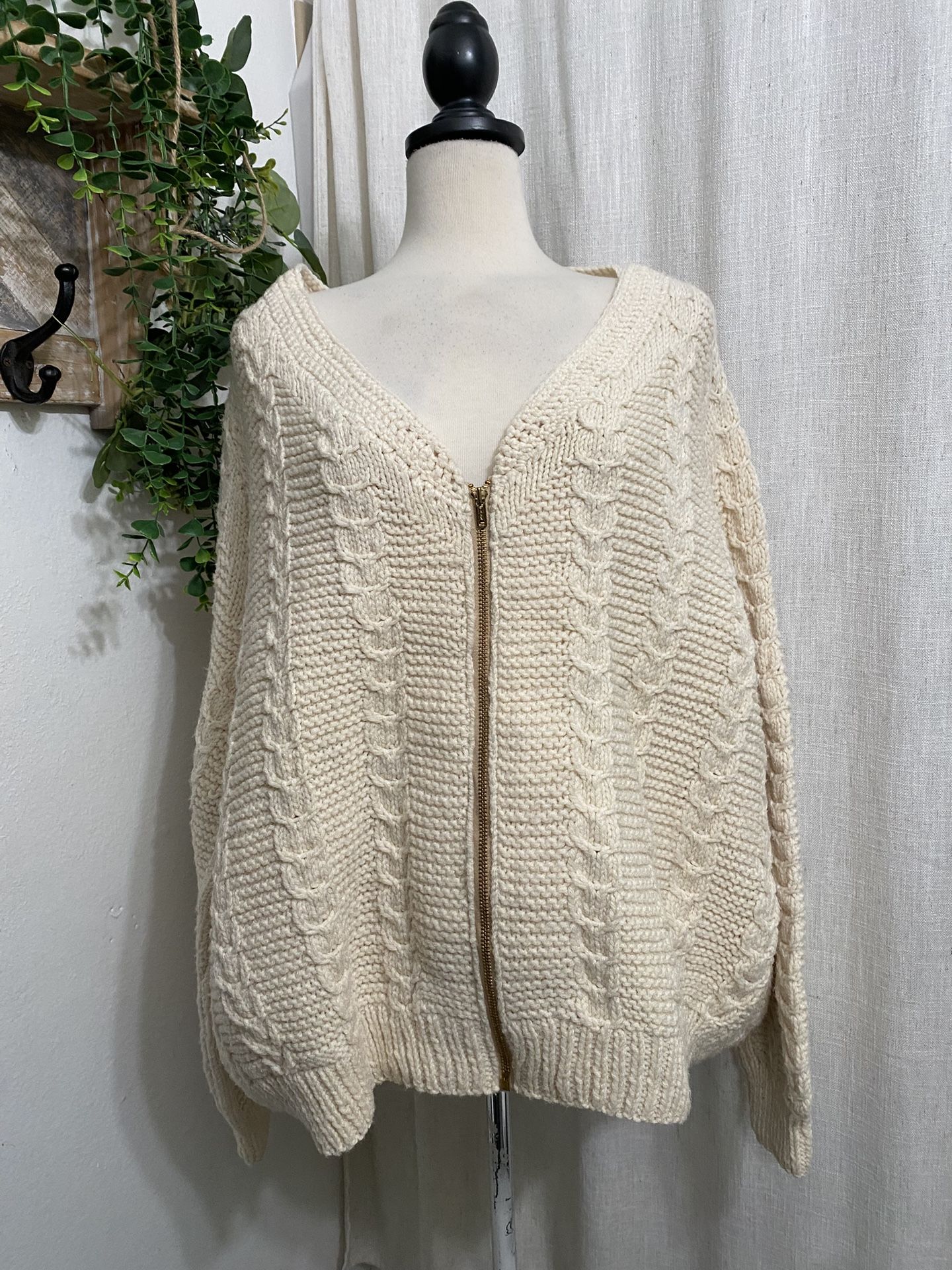 Vintage chunky cardigan