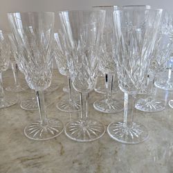 Waterford Crystal Lismore Champagne Flutes 3 Available