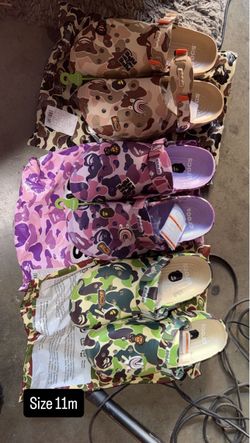 Bape crocs