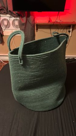 Large Woven Cotton Rope Laundry Basket