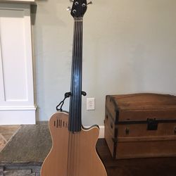 Godin A5 Fretless Acoustic/Electric Bass Guitar
