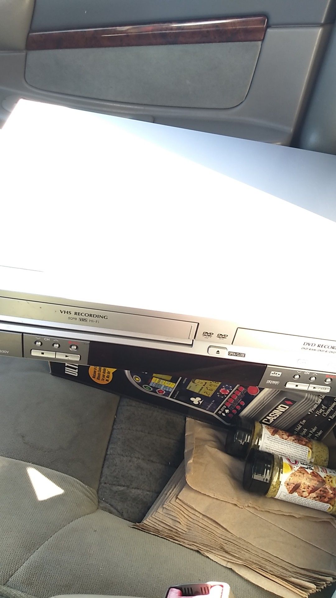 Panasonic VHS recorder DVD recorder combo