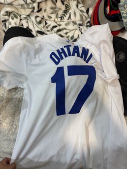 Ohtani jersey size large white dodgers