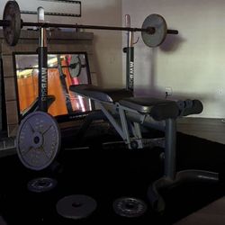 Weight Bench And More PLATES ..(Not free)