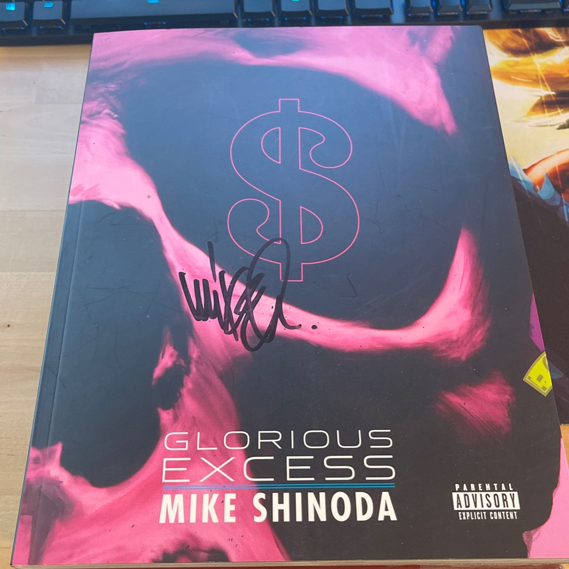 Mike Shinoda Glorious Excess Art Book SIGNED 2009